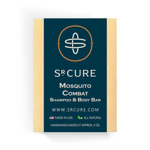 Mosquito Combat Shampoo & Body Bar all-natural handmade soap - SrCure